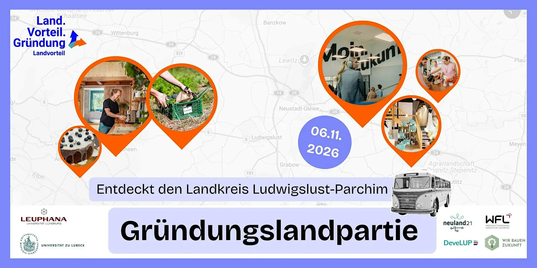 Gründungslandpartie - Veranstaltung am 06.11.2026